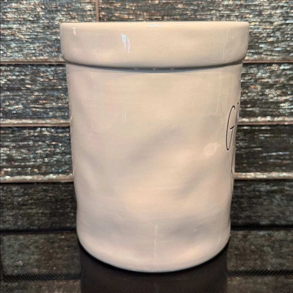Rae Dunn 'Grandma's Kitchen' Utensil Holder Large Crock Jar Ceramic Pottery